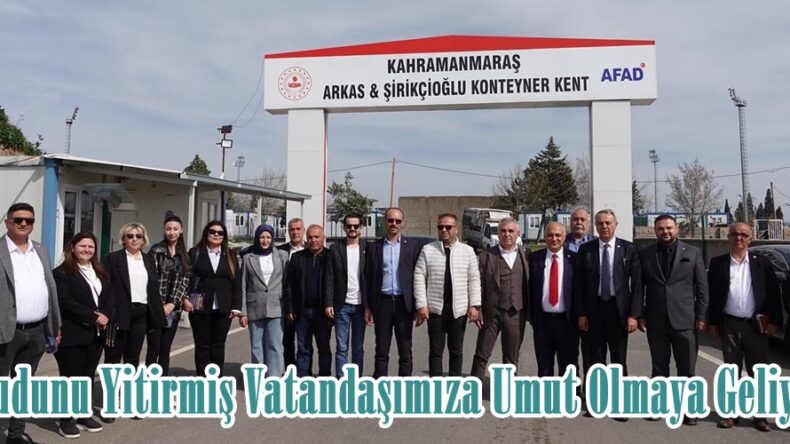 “Umudunu Yitirmiş Vatandaşımıza Umut Olmaya Geliyoruz”