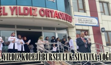 ÖZEL YILDIZ KOLEJİ BURSLULUK SINAVINA YOĞUN İLGİ.