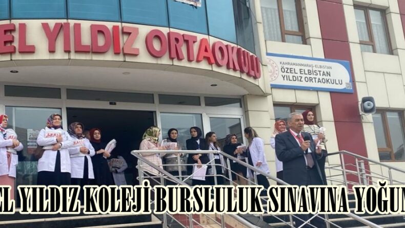 ÖZEL YILDIZ KOLEJİ BURSLULUK SINAVINA YOĞUN İLGİ.