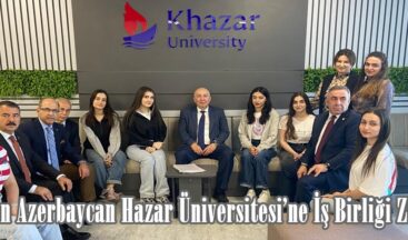 KSÜ’den Azerbaycan Hazar Üniversitesi’ne İş Birliği Ziyareti.