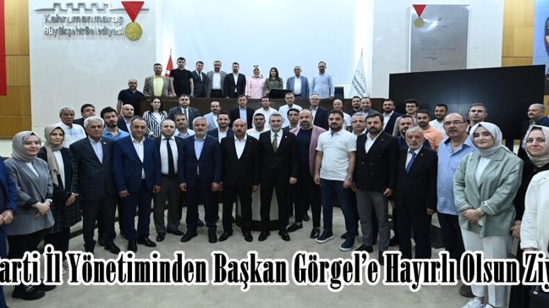 AK Parti İl Yönetiminden Başkan Görgel’e Hayırlı Olsun Ziyareti