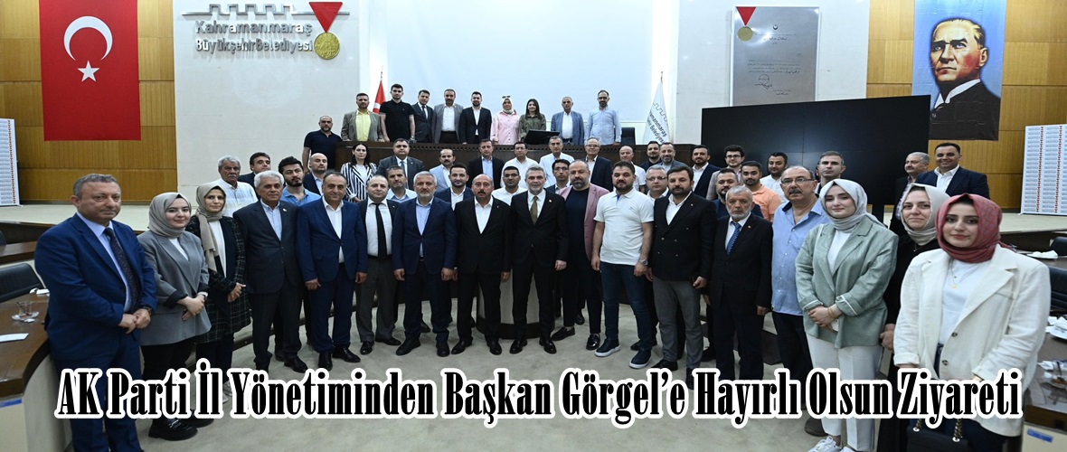 AK Parti İl Yönetiminden Başkan Görgel’e Hayırlı Olsun Ziyareti