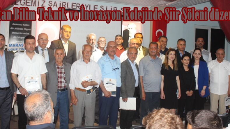 Elbistan Bilim Teknik ve İnovasyon Kolejinde Şiir Şöleni düzenlendi.