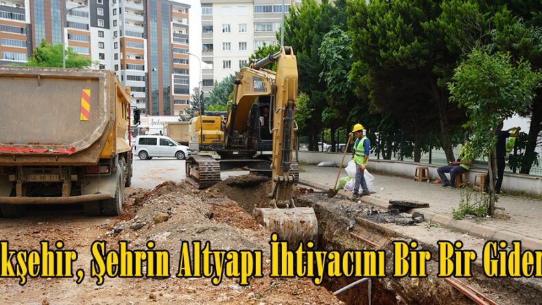 Büyükşehir, Şehrin Altyapı İhtiyacını Bir Bir Gideriyor.