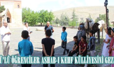 EKİNÖZÜ’LÜ ÖĞRENCİLER ASHAB-I KEHF KÜLLİYESİNİ GEZDİLER.