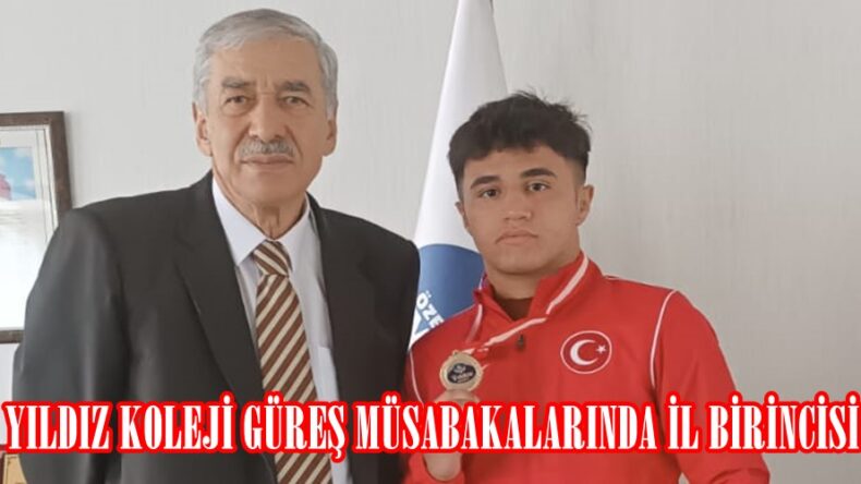 ÖZEL YILDIZ KOLEJİ GÜREŞ MÜSABAKALARINDA İL BİRİNCİSİ OLDU.