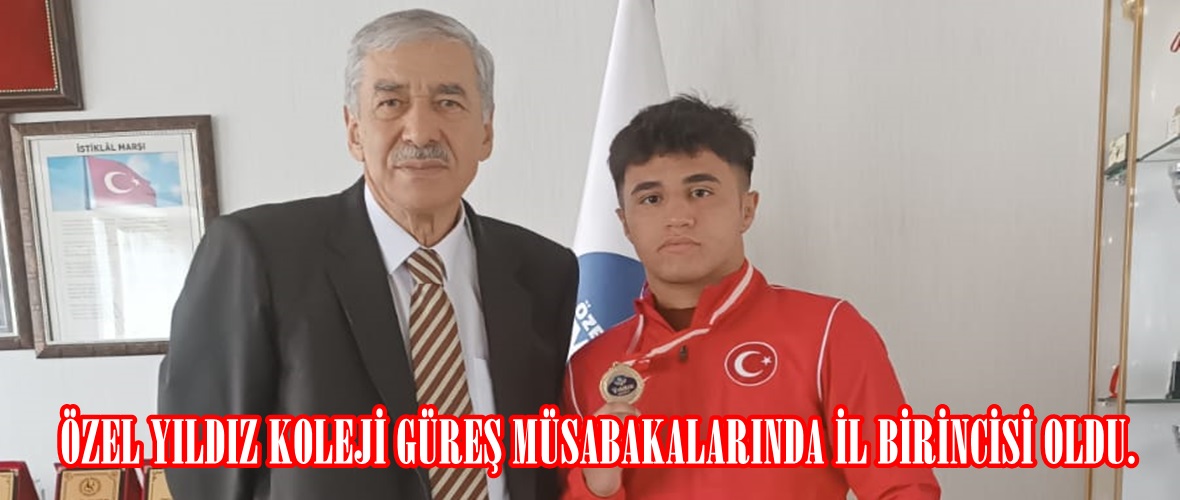 ÖZEL YILDIZ KOLEJİ GÜREŞ MÜSABAKALARINDA İL BİRİNCİSİ OLDU.