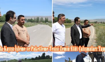 Elbistan’da Kayısı İşleme ve Paketleme Tesisi Zemin Etüt Çalışmaları Tamamlandı.