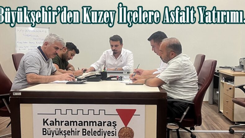 Büyükşehir’den Kuzey İlçelere Asfalt Yatırımı.