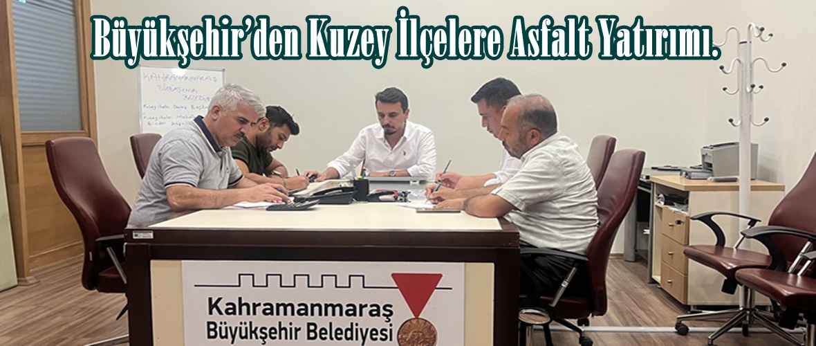 Büyükşehir’den Kuzey İlçelere Asfalt Yatırımı.