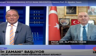 Rektör Yasım, ‘Tercih Zamanı’ Programında KSÜ’yü Tanıttı.