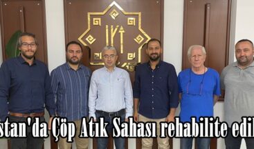 Elbistan’da Çöp Atık Sahası rehabilite ediliyor.
