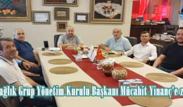 MAY Sağlık Grup Yönetim Kurulu Başkanı Mücahit Yinanç’e ziyaret.