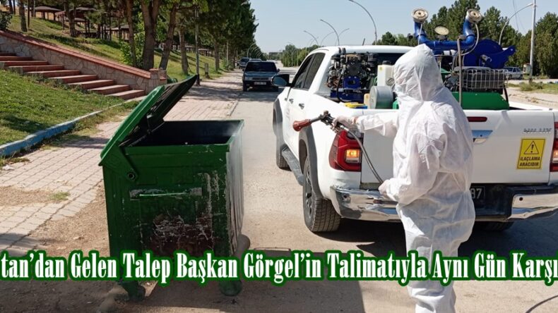 Elbistan’dan Gelen Talep Başkan Görgel’in Talimatıyla Aynı Gün Karşılandı.