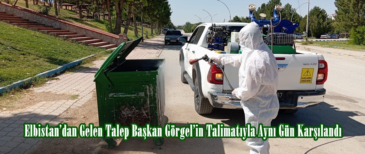 Elbistan’dan Gelen Talep Başkan Görgel’in Talimatıyla Aynı Gün Karşılandı.