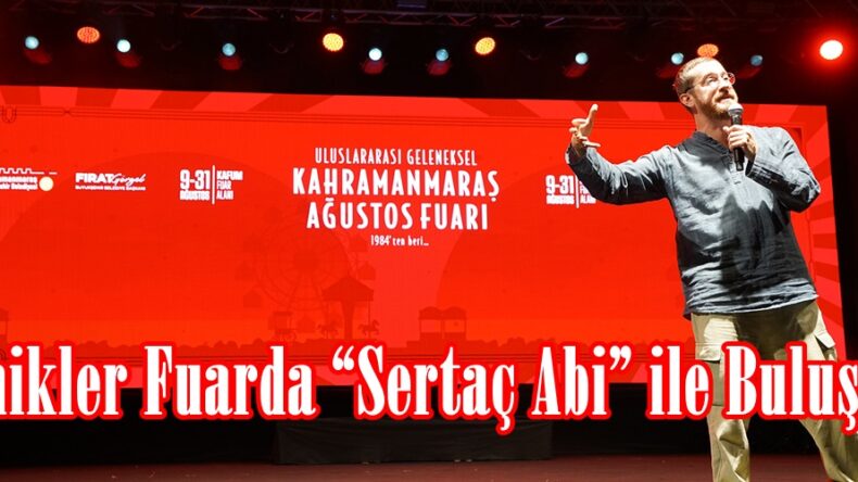 Minikler Fuarda “Sertaç Abi” ile Buluştu.