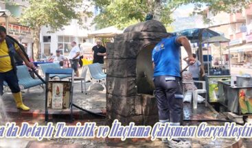 Ilıca’da Detaylı Temizlik ve İlaçlama Çalışması Gerçekleştirildi.