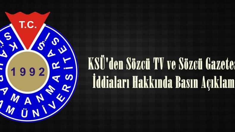 KSÜ’den Sözcü TV ve Sözcü Gazetesinin İddiaları Hakkında Basın Açıklaması!