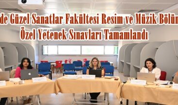 KSÜ’de Güzel Sanatlar Fakültesi Resim ve Müzik Bölümü Özel Yetenek Sınavları Tamamlandı.
