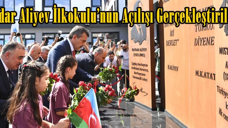 Haydar Aliyev İlkokulu’nun Açılışı Gerçekleştirildi.