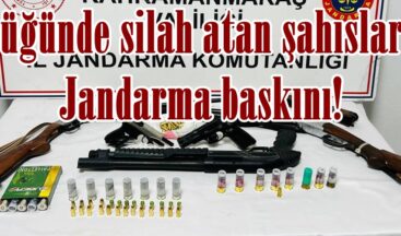 Düğünde silah atan şahıslara Jandarma baskını!