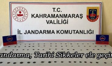 Jandarma, Tarihi Sikkeler ele geçirdi.