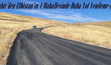 Büyükşehir’den Elbistan’ın 4 Mahallesinde Daha Yol Yenileme Çalışması.