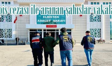 Hapis cezası ile aranan şahıslar yakalandı.