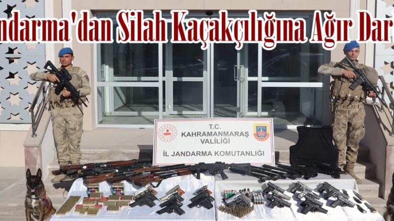 Jandarma’dan Silah Kaçakçılığına Ağır Darbe!