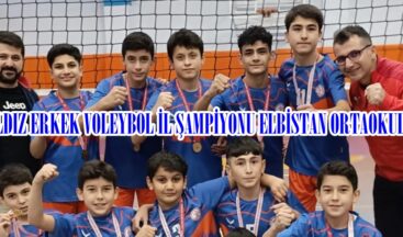 YILDIZ ERKEK VOLEYBOL İL ŞAMPİYONU ELBİSTAN ORTAOKULU OLDU.