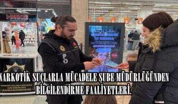 NARKOTİK SUÇLARLA MÜCADELE ŞUBE MÜDÜRLÜĞÜNDEN BİLGİLENDİRME FAALİYETLERİ.