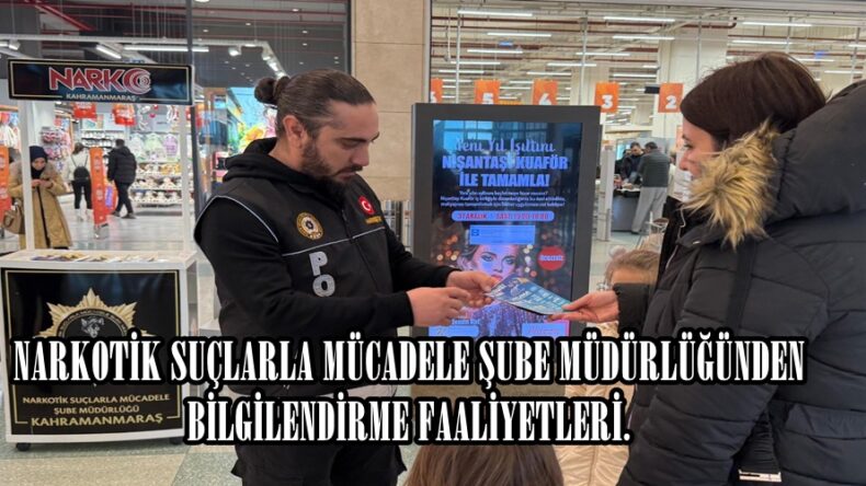 NARKOTİK SUÇLARLA MÜCADELE ŞUBE MÜDÜRLÜĞÜNDEN BİLGİLENDİRME FAALİYETLERİ.