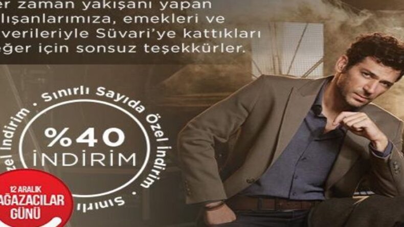 SÜVARİ Elbistan Mağazasından yepyeni bir kampanya daha!