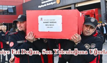 İtfaiye Eri Doğan, Son Yolculuğuna Uğurlandı.