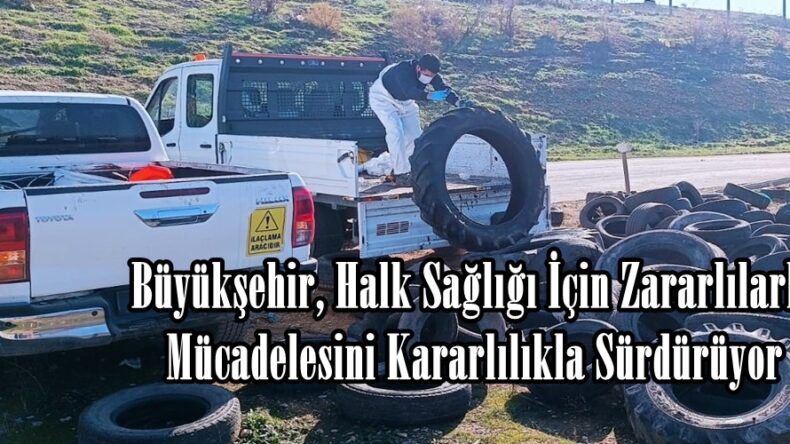 Büyükşehir, Halk Sağlığı İçin Zararlılarla Mücadelesini Kararlılıkla Sürdürüyor.