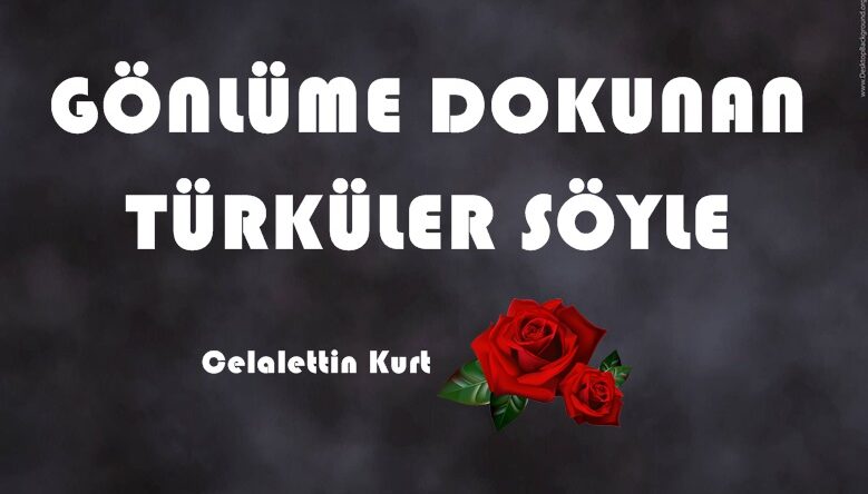 GÖNLÜME DOKUNAN TÜRKÜLER SÖYLE