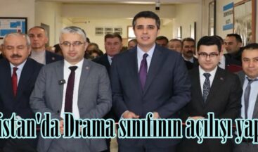 Elbistan’da Drama sınıfının açılışı yapıldı.