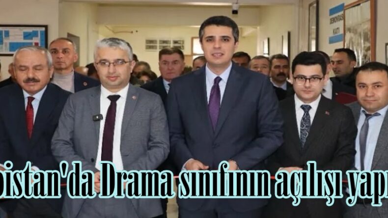 Elbistan’da Drama sınıfının açılışı yapıldı.
