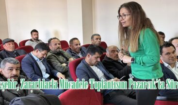 Büyükşehir, Zararlılarla Mücadele Toplantısını Pazarcık’ta Sürdürdü.
