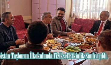 Elbistan Taşburun İlkokulunda Fiziksel Etkinlik Sınıfı açıldı.