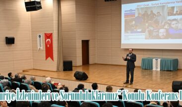 KSÜ’de “Suriye İzlenimleri ve Sorumluluklarımız” Konulu Konferans Düzenlendi.