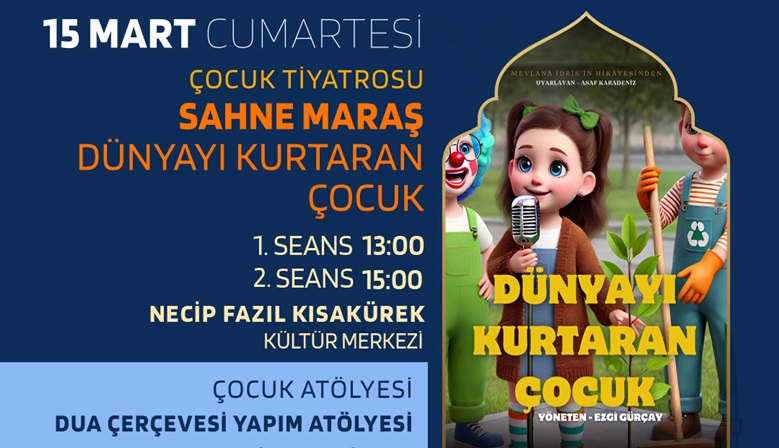Çocuklar, Tiyatro ve Atölye Çalışmasıyla Ramazan’ın Neşesini Yaşamaya Devam Edecek.