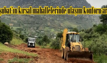 Onikişubat’ın kırsal mahallelerinde ulaşım konforu artıyor.