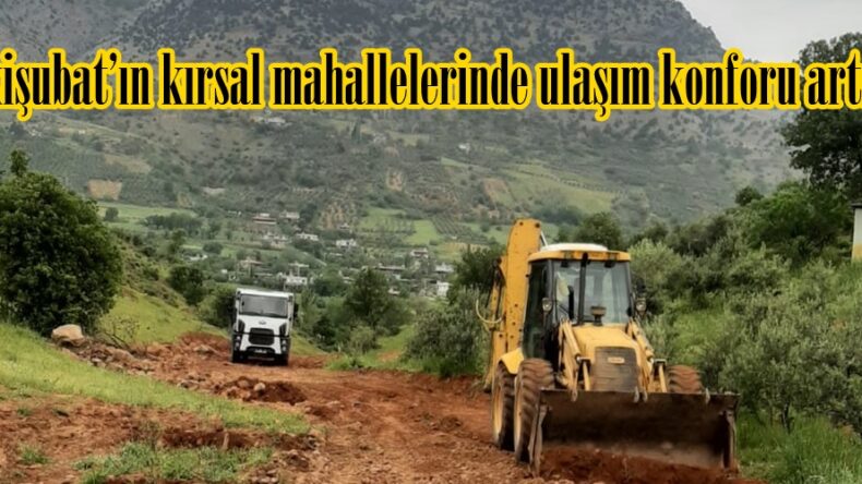 Onikişubat’ın kırsal mahallelerinde ulaşım konforu artıyor.