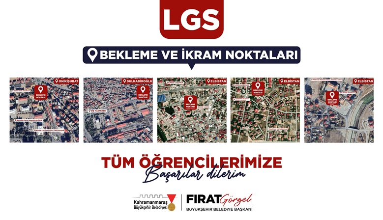 Büyükşehir’den LGS Günü Öğrenci ve Velilere Destek Noktaları.