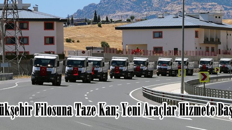 Büyükşehir Filosuna Taze Kan; Yeni Araçlar Hizmete Başladı.