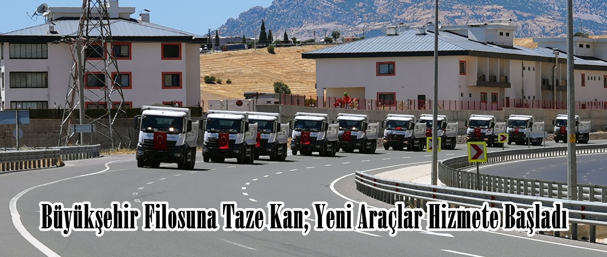 Büyükşehir Filosuna Taze Kan; Yeni Araçlar Hizmete Başladı.