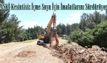 KASKİ Kesintisiz İçme Suyu İçin İmalatlarını Sürdürüyor.