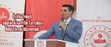 İyilik Temalı Amatör Kısa Film Yarışması Ödül Töreni düzenlendi.