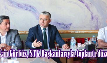 Başkan Gürbüz, STK Başkanlarıyla toplantı düzenledi.